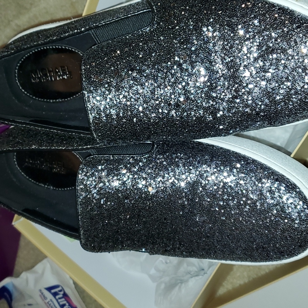 COPY - Michael Kors Keaton Slip on Glitter size 9.5